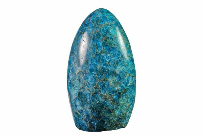 Free-Standing, Polished Blue Apatite - Madagascar #157802